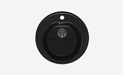 MAXSTONE Мойка глянцевая MS-2 (черный металлик) 505*505*200